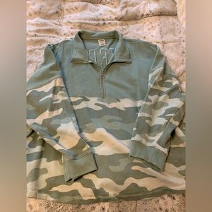 PINK 1/4 Zip Sweatshirt